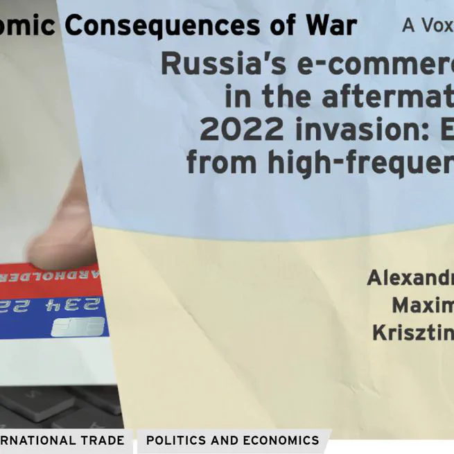 Russia's e-commerce trade in the aftermath of the 2022 invasion: Evidence from high-frequency data